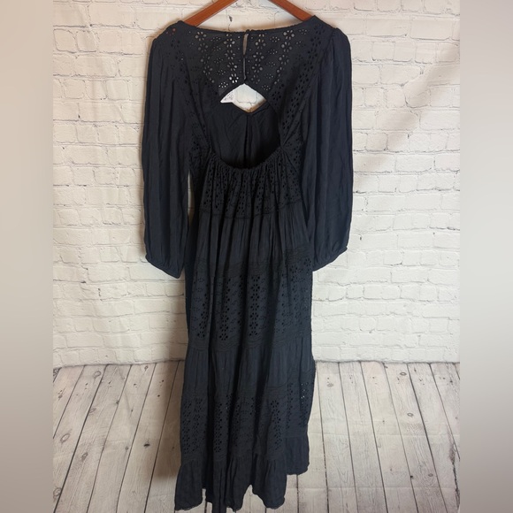 Free People Mockingbird Maxi Dress in Black NWT Size Small - Picture 16 of 16